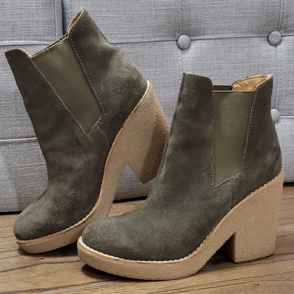 Anthropologie Shoes - 🔥Anthropologie Leather Suede Booties